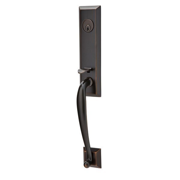 Oil Rubbed Bronze Handleset 4424TUS10BRH, EMTEK, Mfr# 4424TUS10BRH
